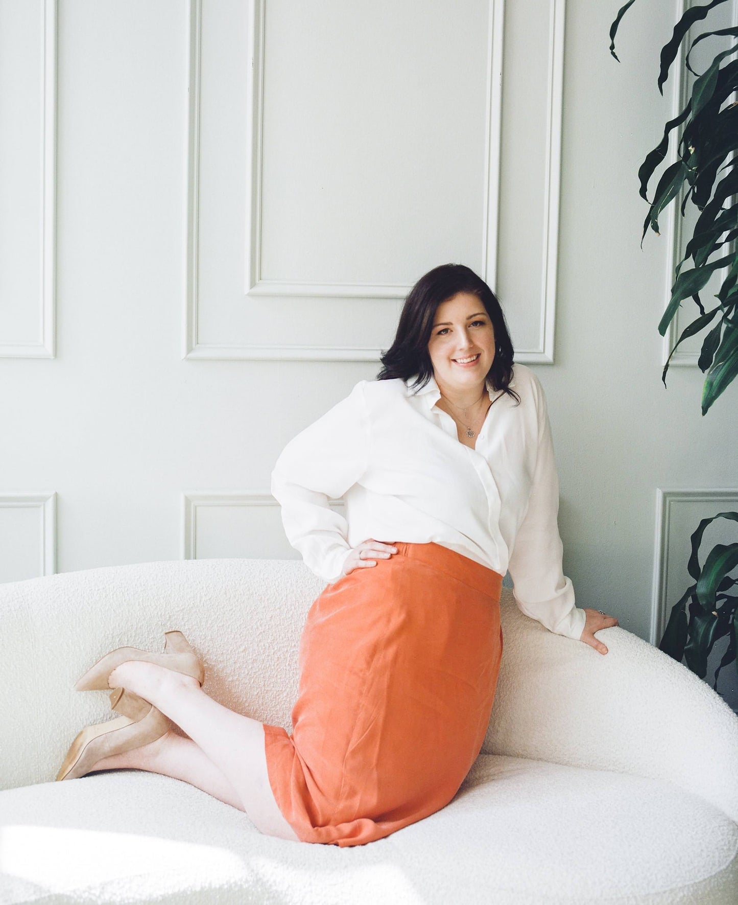 Louise Faux Wrap Skirt