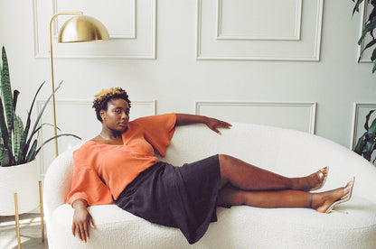 Louise Faux Wrap Skirt